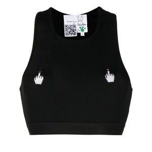 Natasha Zinko embroidered-motif bralette